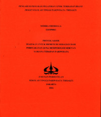 Image of PENGARUH PROGRAM PELATIHAN LPMK TERHADAP BRAND IMAGE SEKOLAH TINGGI PARIWISATA TRISAKTI
