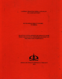 Image of LAPORAN PRAKTEK KERJA LAPANGANDI CASSIS KITCHEN