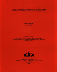Image of PEMBUATAN KUE MANGKOK DENGAN MENGGUNAKAN TEPUNG BEKATUL SEBAGAI PENGGANTI TEPUNG BERAS