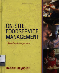 Image of On-site foodservice management : a best practices approach