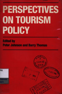 Image of Perspectives on tourism policy
