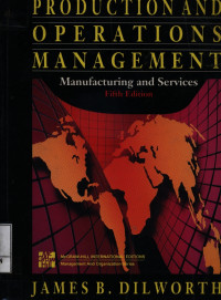 Image of Production and Operations Management Manufacturing and Services