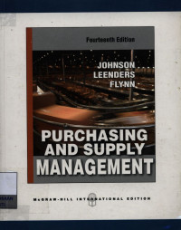 Image of Purchasing and supply management