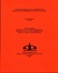 Image of Uji kesukaan dalam minuman juice berbahan dasar daun kelor
