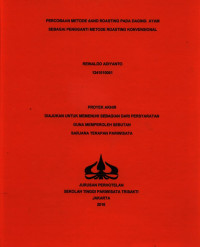 Image of PERCOBAAN METODE SAND ROASTING PADA DAGING AYAMSEBAGAI PENGGANTI METODE ROASTING KONVENSIONAL