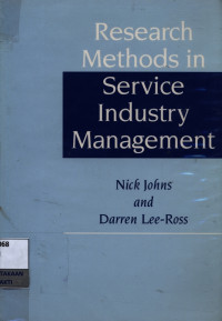 Image of Research methods in service industry management