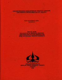 Image of ANALISIS PENGARUH KESEJAHTERAAN TERHADAP TURNOVER DI PORTICO SENAYAN CITY JAKARTA