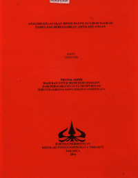 Image of ANALISIS KELAYAKAN BISNIS BAKMI AUN 88 DI DAERAH PAMULANG BERDASARKAN ASPEK KEUANGAN