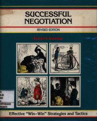 Image of Successful Negotiation Revised edition