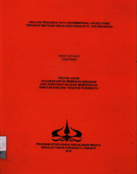 Image of ANALISIS PENGARUH GAYA KEPEMIMPINAN LAISSEZ FAIRETERHADAP MOTIVASI KERJA KARYAWAN DI PT. AVS INDONESIA