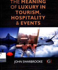 Image of The Meaning of Luxury in Tourism, Hospitality & Events