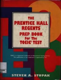Image of The Prentice Hall Regents Prep Book for the TOEIC Test
