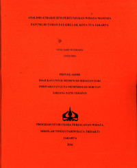 Image of ANALISIS ATRAKSI SENI PERTUNJUKAN WISATA MANUSIA PATUNG DI TAMAN FATAHILLAH, KOTA TUA JAKARTA