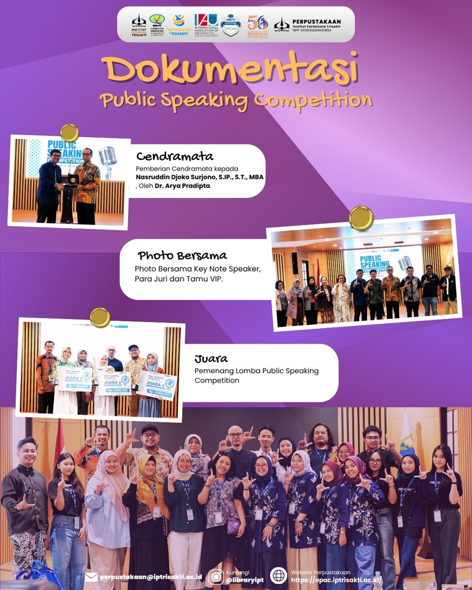 Generasi Muda Berani Bersuara di Public Speaking Competition Yayasan Trisakti