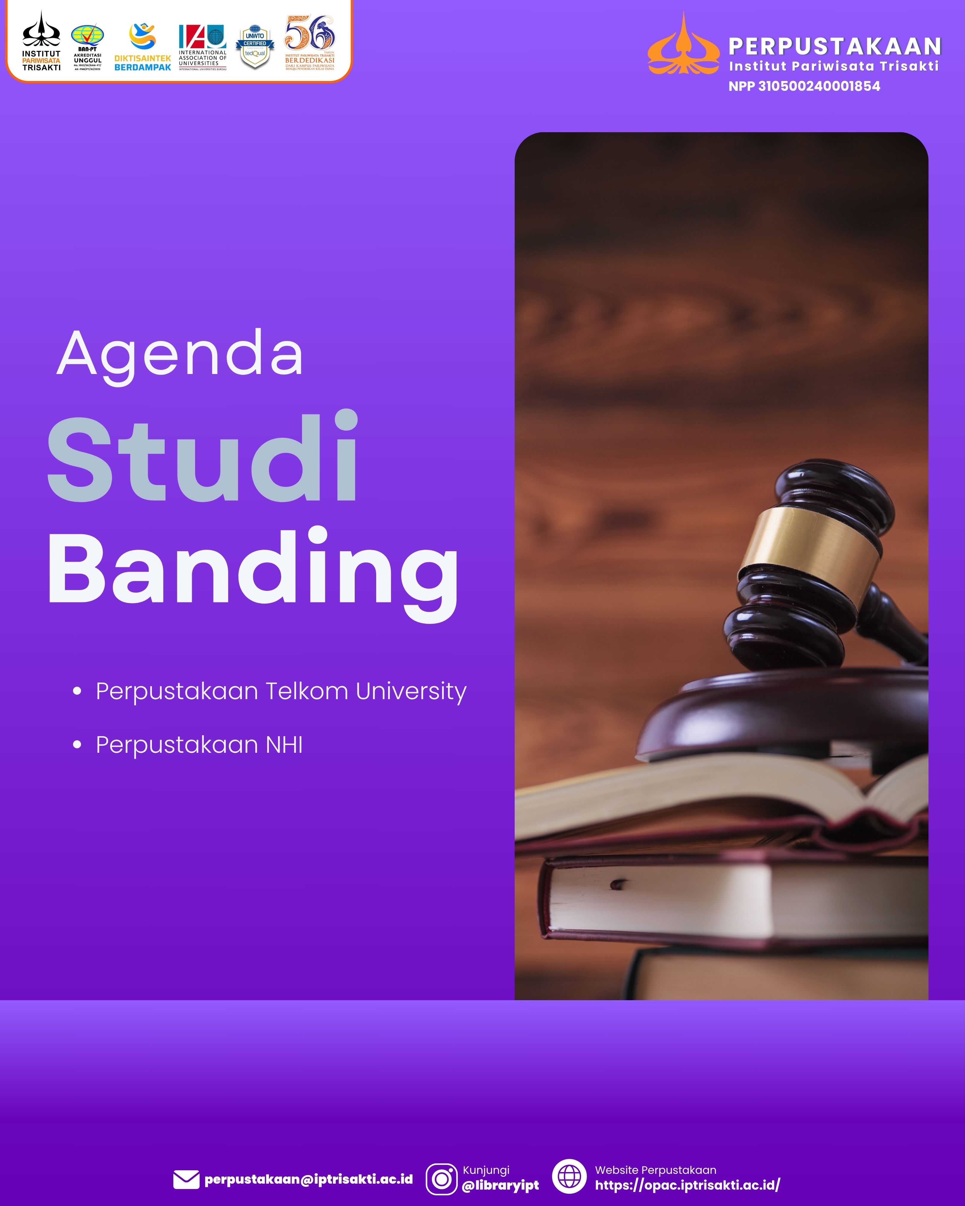 STUDI BANDING PERPUSTAKAAN INSTITUT PARIWISATA TRISAKTI: INOVASI DAN PENGEMBANGAN LAYANAN PERPUSTAKAAN